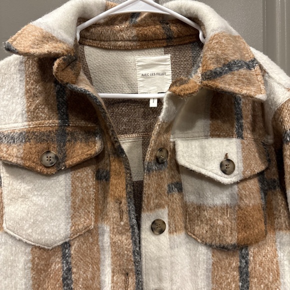 Plaid coat - Picture 2 of 2